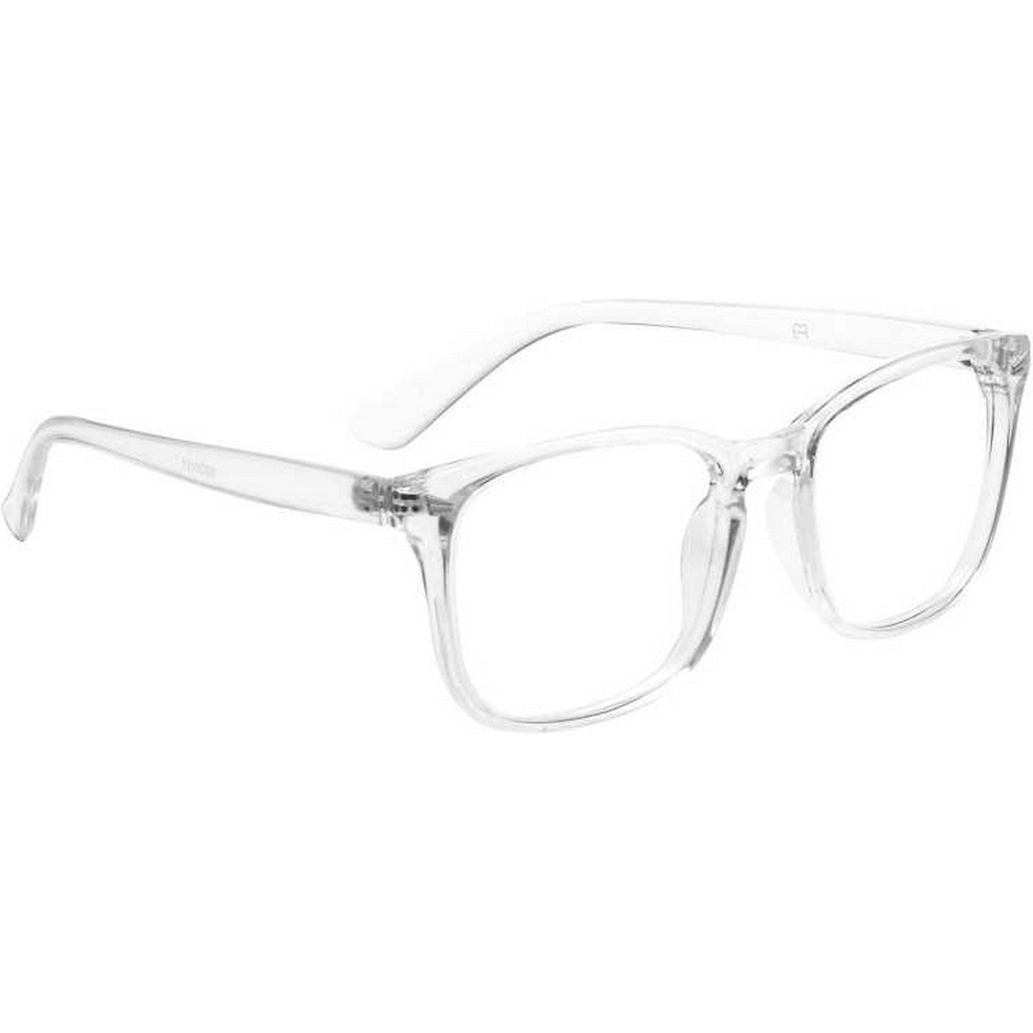 Blue Light Blocking Transparent Square Eyeglasses for Men & Women - Dervin