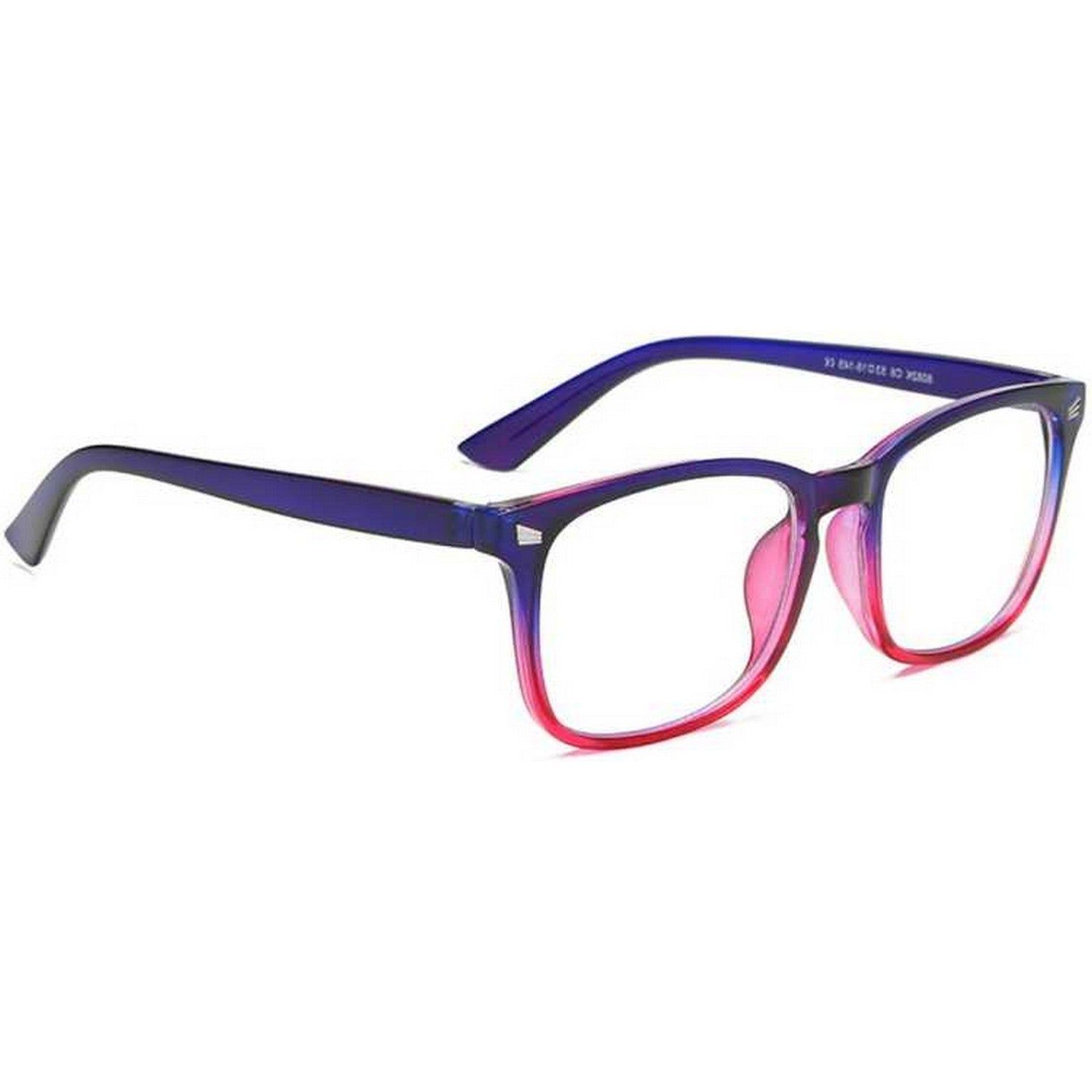 Blue Light Blocking Transparent Square Eyeglasses for Men & Women - Dervin