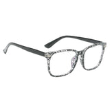 Blue Light Blocking Transparent Square Eyeglasses for Men & Women - Dervin