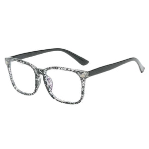 Blue Light Blocking Transparent Square Eyeglasses for Men & Women - Dervin