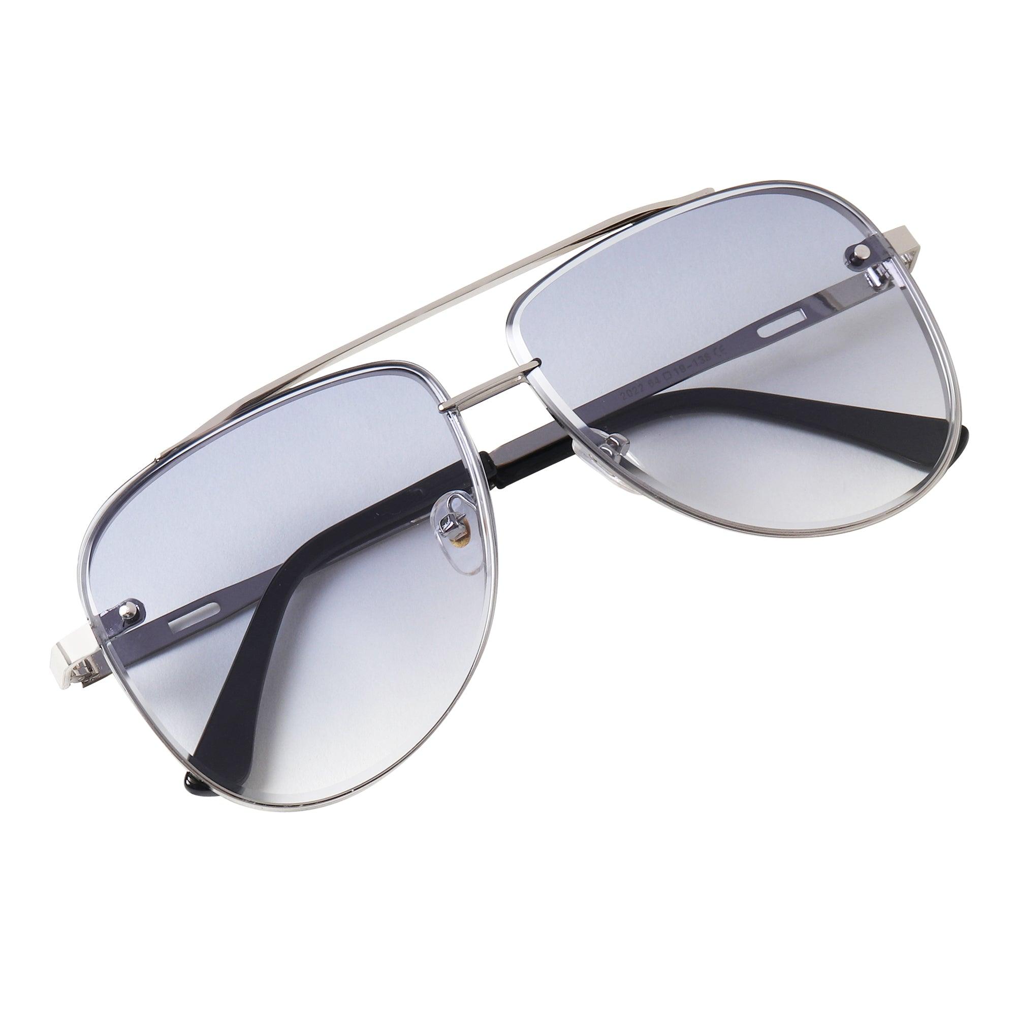 Dervin UV Protected Driving Pilot Metal Body Aviator Sunglasses for Men and Women - Dervin