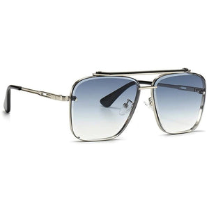 Dervin UV Protected Driving Pilot Gradient Metal Body Square Sunglasses for Men and Women - Dervin