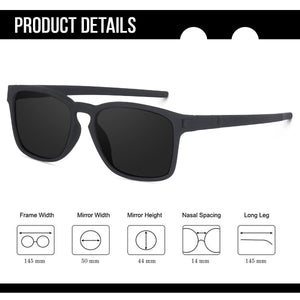 Dervin UV Protected Square Sunglasses for Men and Women - Dervin