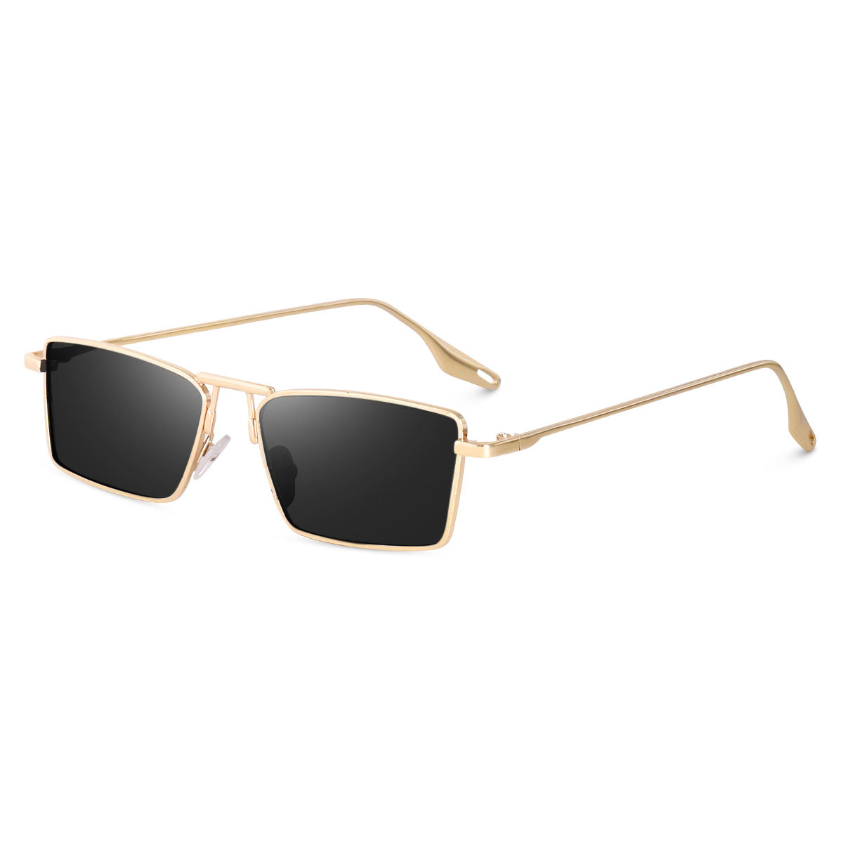 Dervin Metal Rim Rectangular Sunglasses for Men and Women