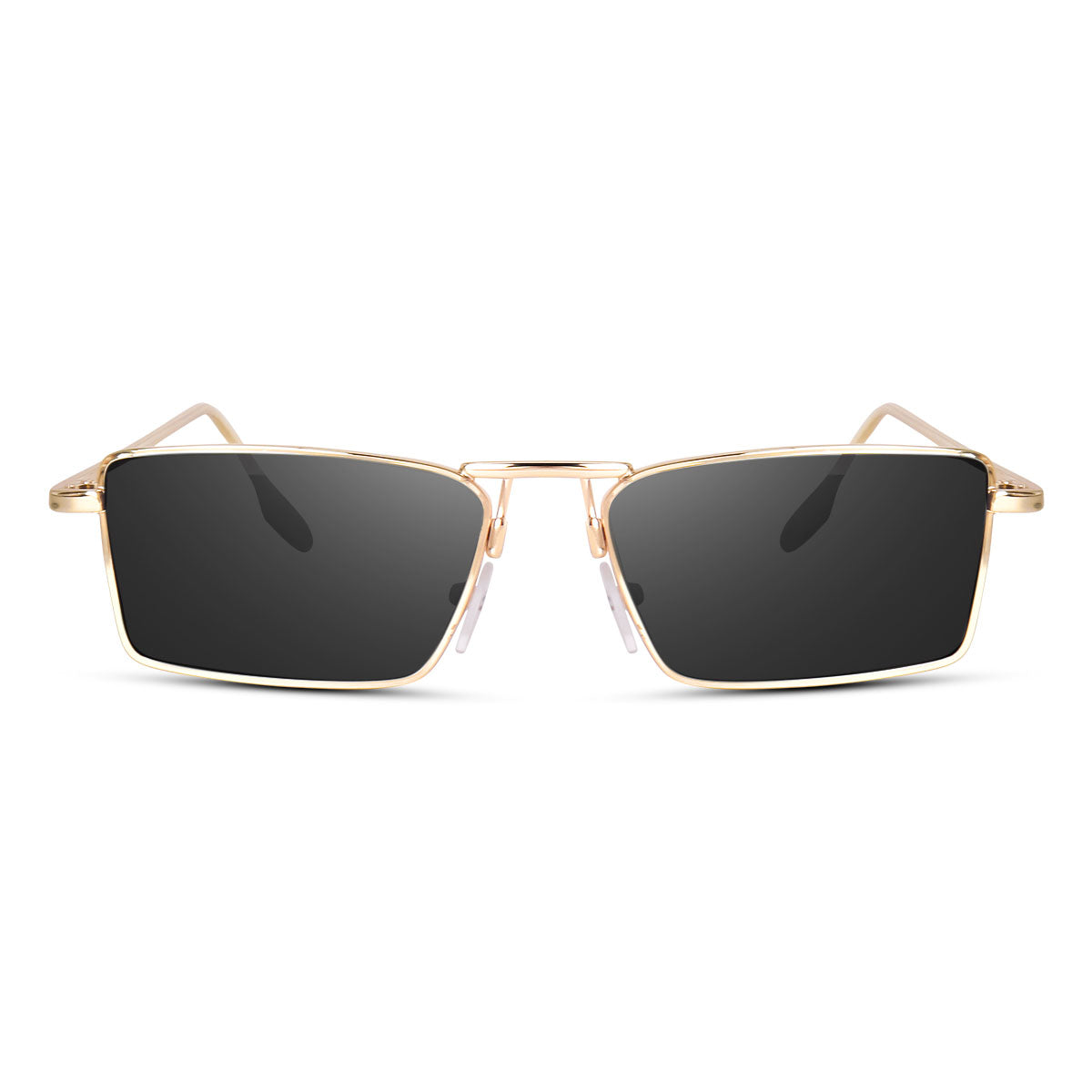 Dervin Metal Rim Rectangular Sunglasses for Men and Women