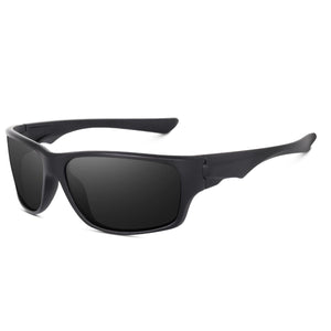 Dervin UV Protected Polarized Sports Sunglasses for Men and Women Driving Cycling Fishing Cricket Sunglasses (Black) - Dervin