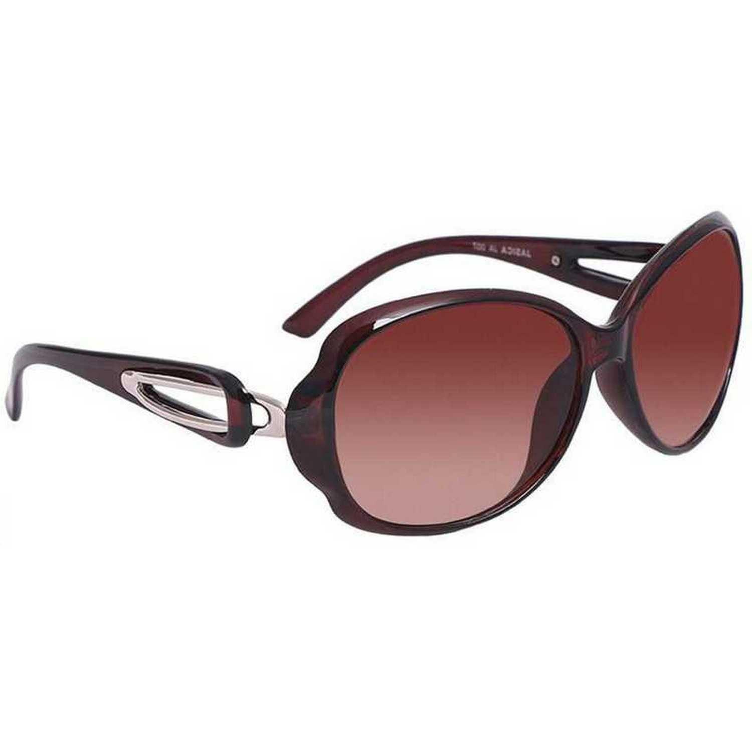 Dervin Oversized Women's Sunglasses (Brown) - Dervin