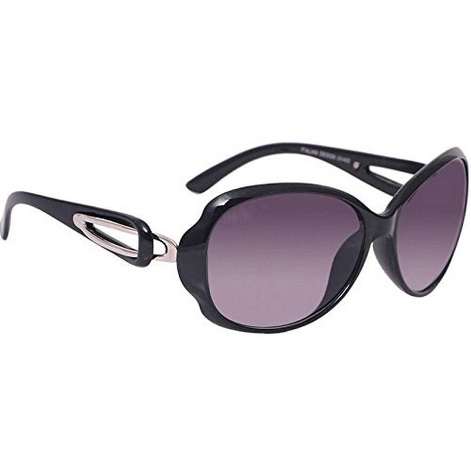 Dervin Oversized Women's Sunglasses (Black) - Dervin