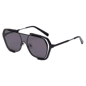 UV Protected Integrated Retro Oversized Sunglasses for Men and Women - Dervin