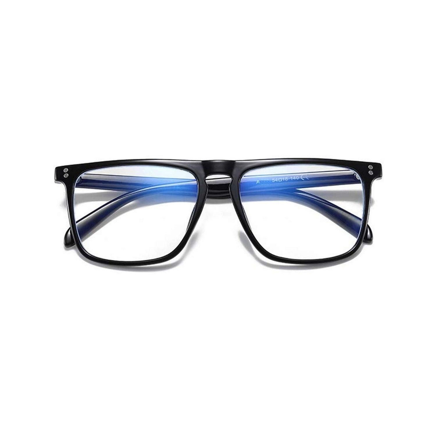 Blue Light Blocking Blue Cut anti-glare Square Eyeglasses, Robert Downey Jr Frame for Eye Protection from UV by Computer/Tablet/Laptop/Mobile - Dervin