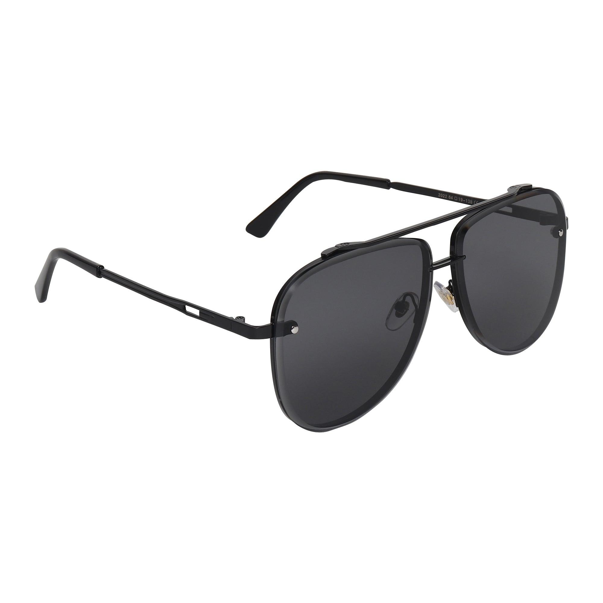 Dervin UV Protected Driving Pilot Metal Body Aviator Sunglasses for Men and Women - Dervin