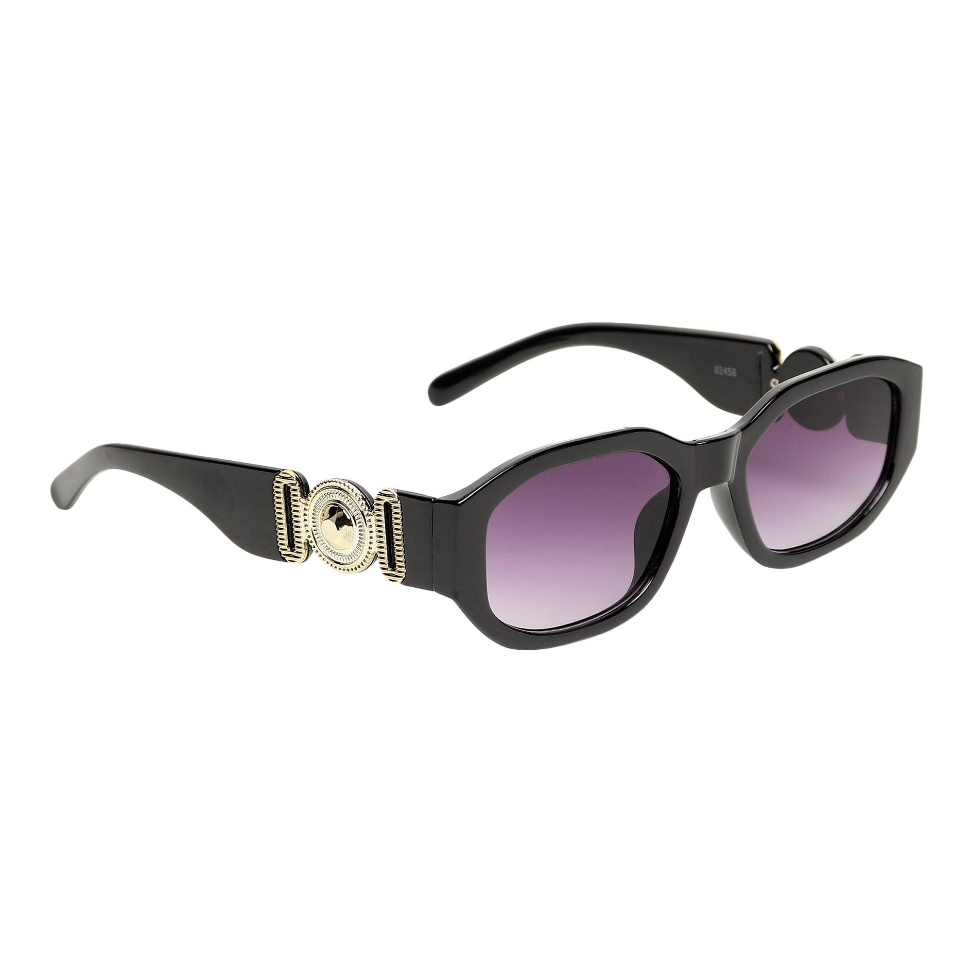 Dervin UV Protected Retro Rectangular Sunglasses for Women - Dervin