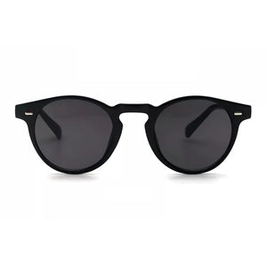 UV Protected Small Shape Rivet Round Sunglass for Men and Women - Dervin